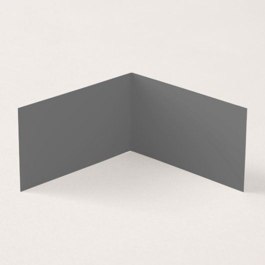 Modern Monogram Grijze Visitekaartje (Binnen)