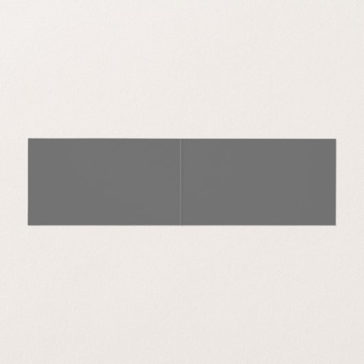 Modern Monogram Grijze Visitekaartje (Binnenkant ongevouwen)