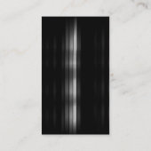 Modern Monogram Grijze Visitekaartje (Achterkant)