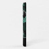 Modern Monogram Groen Blad Patroon Case-Mate iPhone Case (Achterkant/rechts)