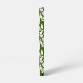 Modern Monogram Groen Botanisch Samsung Galaxy Hoesje (Linkerkant)