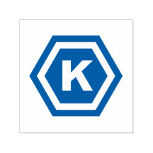 Modern Monogram in zeshoeken