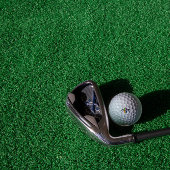 Modern monogram initiaal gekleurde letter C Golfballen