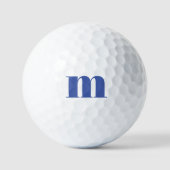 Modern Monogram Initiaal Golfballen (Voorkant)