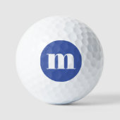 Modern Monogram Initiaal Golfballen (Voorkant)