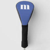 Modern Monogram Initiaal Golfheadcover (Voorkant)