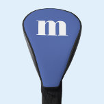 Modern Monogram Initiaal Golfheadcover<br><div class="desc">Moderne kleine hoesje typografie minimalistisch ontwerp van het monogram initiaal,  dat kan worden gewijzigd om zich aan te passen.</div>