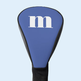 Modern Monogram Initiaal Golfheadcover