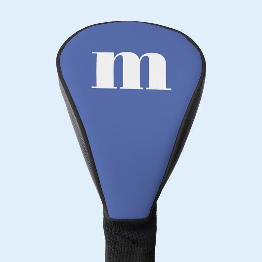 Modern Monogram Initiaal Golfheadcover