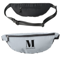 Modern Monogram Initiaal Naam Powder Blue