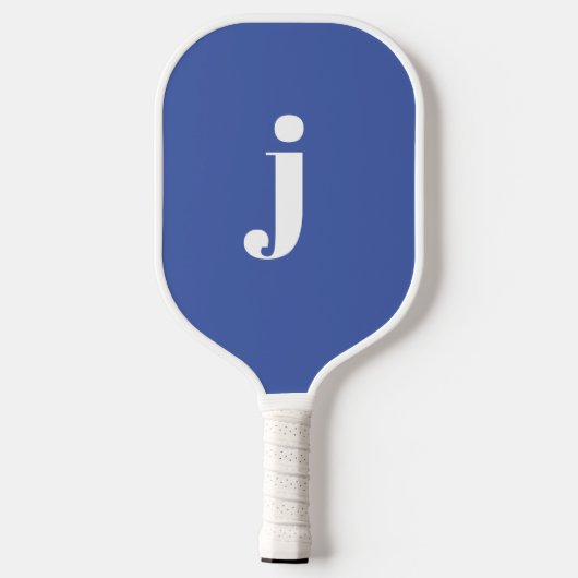 Modern Monogram Initiaal Pickleball Paddle (Achterkant)