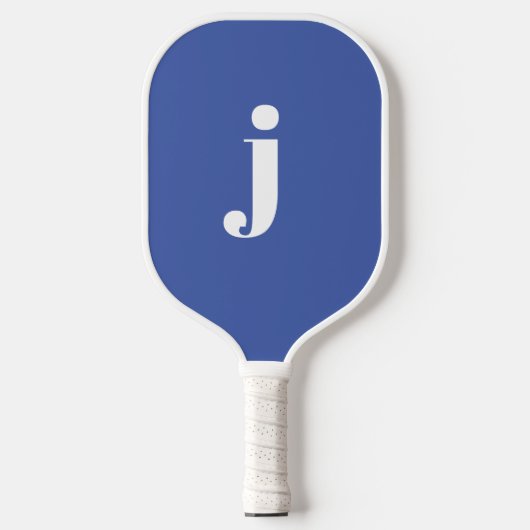 Modern Monogram Initiaal Pickleball Paddle (Voorkant)