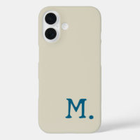 Modern Monogram Initiaal vervangen Voeg de jouwe t