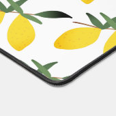 Modern Monogram Lemon Citrus Bureaumat (Hoek)