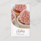 Modern Monogram Logo Bakery Visitekaartje (Voorkant)