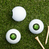 Modern Monogram Lucky Golf Lucky Clover Golfballen (Insitu Gras)
