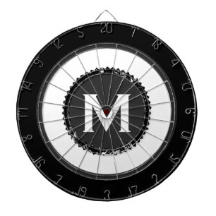 Modern Monogram Man Cave Dartbord