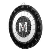 Modern Monogram Man Cave Dartbord (Voorkant Rechts)