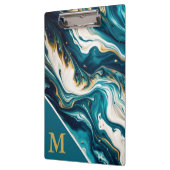 Modern Monogram Marmer Klembord (Links)