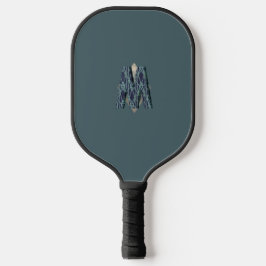 Modern Monogram | Minimalistisch mannelijk Pickleball Paddle