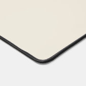 Modern Monogram Naam Script Cream Bureaumat (Hoek)