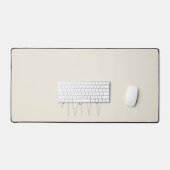 Modern Monogram Naam Script Cream Bureaumat (Keyboard & Muis)