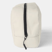 Modern Monogram Naam Script Cream Toilettasje (Rechts)
