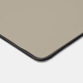 Modern monogram naamscript beige bureaumat (Hoek)