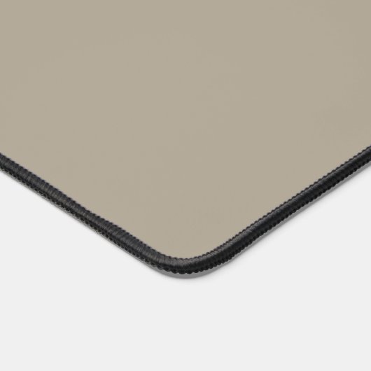 Modern monogram naamscript beige bureaumat (Hoek)