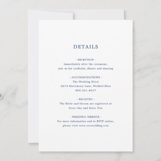 Modern Monogram nautisch anker Elegante bruiloft Kaart (Achterkant)