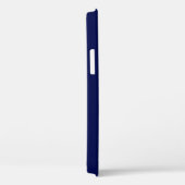 Modern Monogram Navy Blauw Case-Mate iPhone Case (Achterkant / Rechts)