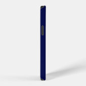 Modern Monogram Navy Blauw iPhone Hoesje (Rechterkant)