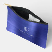 Modern Monogram Navy Blue Etui (Open)