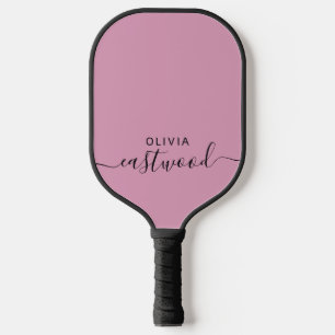 Modern Monogram op Stof Pickleball Paddle