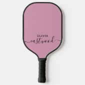 Modern Monogram op Stof Pickleball Paddle (Achterkant)