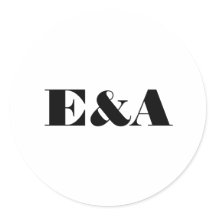 Modern Monogram Paar Initialen Bruiloft