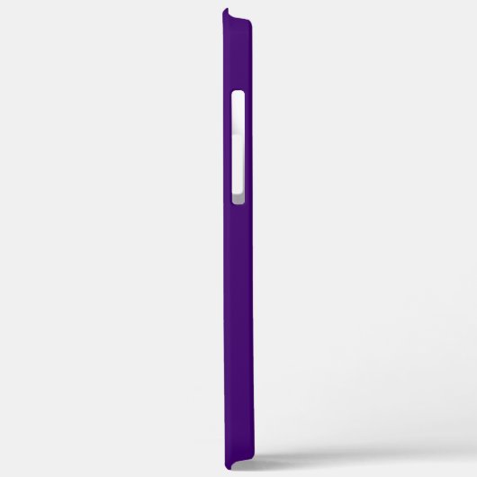 Modern Monogram Paars Case-Mate iPhone Case (Achterkant / Links)