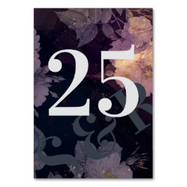 Modern Monogram Paarse Vall Wedding Kaart