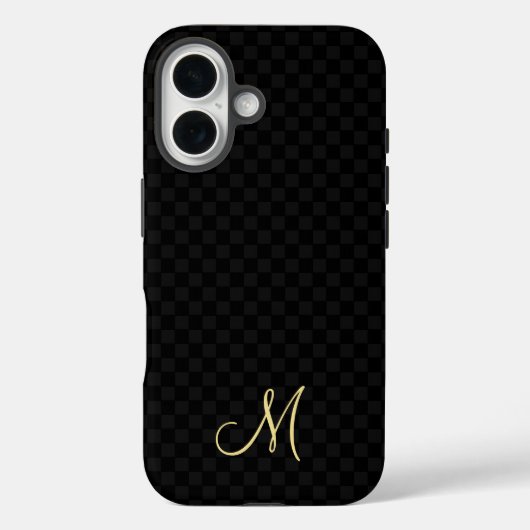 Modern Monogram Patroon iPhone Slim Geschikt voor  Case-Mate iPhone Case (Achterkant)