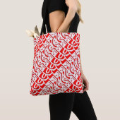 Modern monogram patroon tote bag (Dichtbij)
