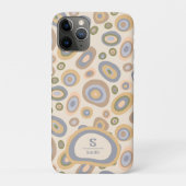 Modern Monogram Phone Case – Abstract Design (Achterkant)