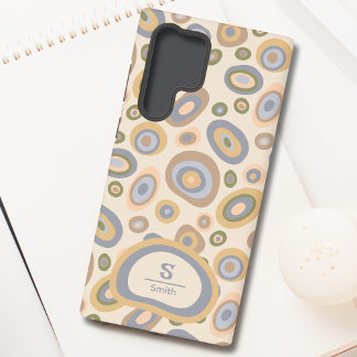 Modern Monogram Phone Case – Abstract Design Samsung Galaxy Hoesje