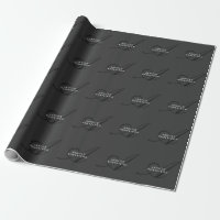 Modern Monogram Plain Grey Trendy