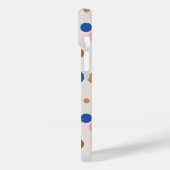 Modern Monogram Polka Dot Pattern Case-Mate iPhone Case (Achterkant / Links)