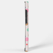 Modern Monogram Polka Dot Pattern Samsung Galaxy Hoesje (Rechterkant)
