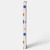 Modern Monogram Polka Dot Pattern Samsung Galaxy Hoesje (Linkerkant)