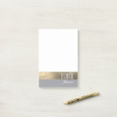 Modern Monogram Post-it® Notes (Op bureau)