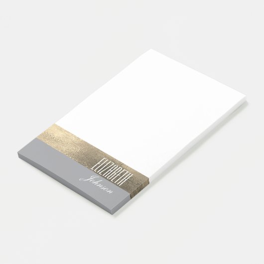 Modern Monogram Post-it® Notes (Schuin)