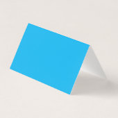 Modern Monogram Professional Plain Simple Sky Blue Kaart (Achterkant)