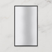 Modern Monogram Professional Visitekaartje (Achterkant)